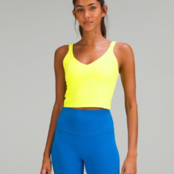 lululemon athletica Tops - Lululemon Align tank top light support in neon yellow
